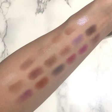 I Heart Revolution Violet Chocolate Palette/MAKEUP REVOLUTION/パウダーアイシャドウを使ったクチコミ（3枚目）