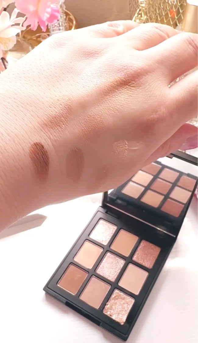 エトワルローズ 9色アイシャドウ 04 オペラ/Étoile Rose/アイシャドウパレットを使ったクチコミ（3枚目）