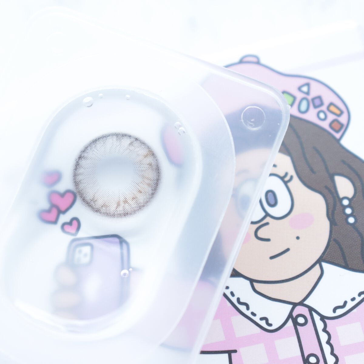 One & Only Kristin/Hapa kristin/カラーコンタクトレンズを使ったクチコミ（1枚目）