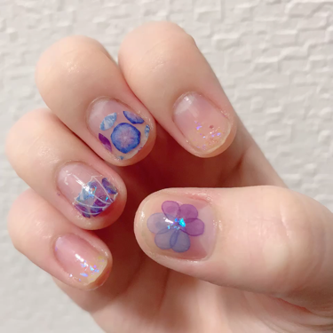 しずくネイルシール/キャンドゥ/ネイルシールを使ったクチコミ（3枚目）