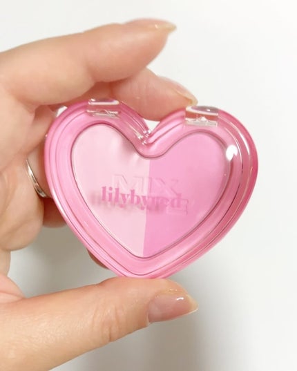 ラブビームチークデュオ/lilybyred/パウダーチークを使ったクチコミ(3枚目)