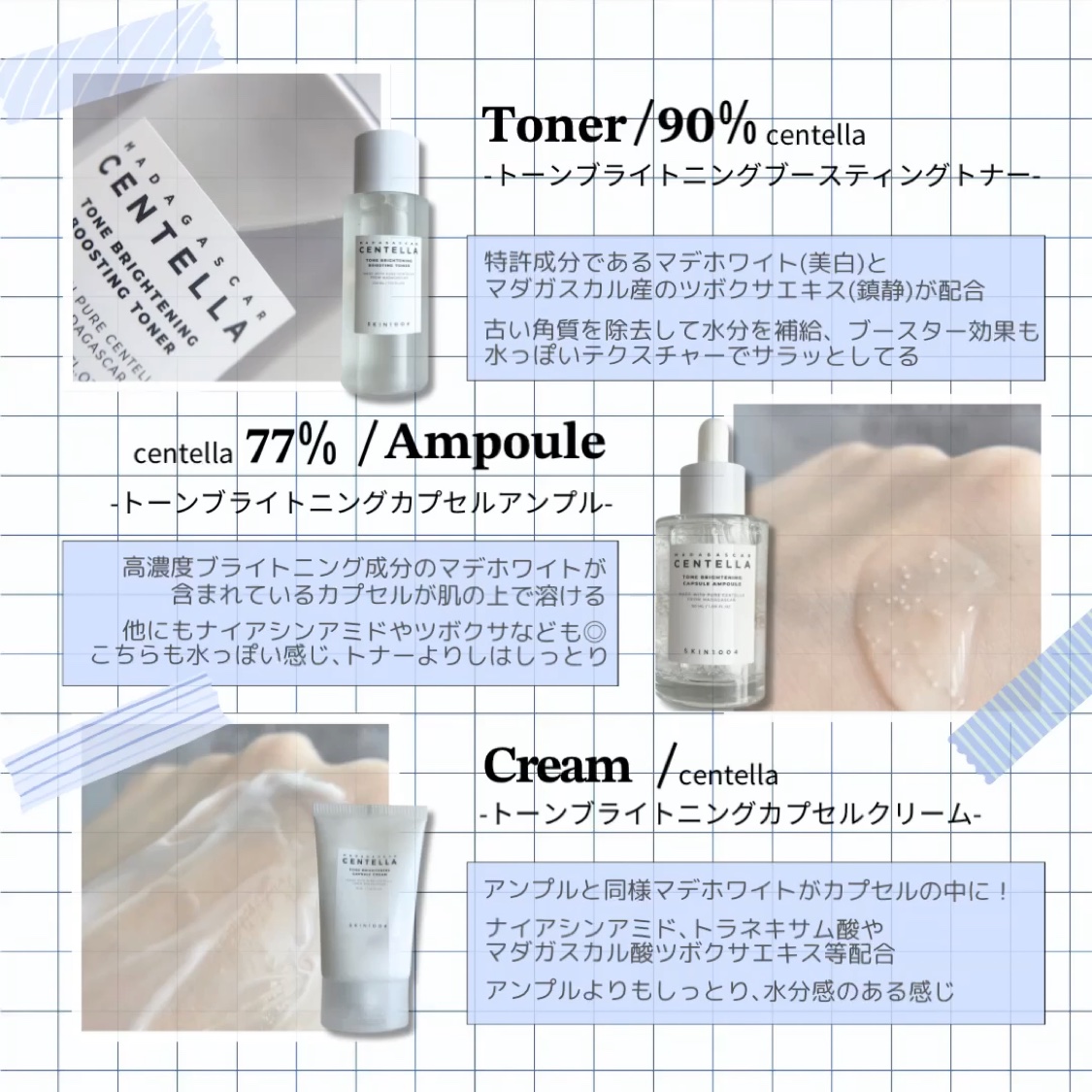 トーンブライトニング カプセル クリーム/SKIN1004/フェイスクリームの動画クチコミ4つ目