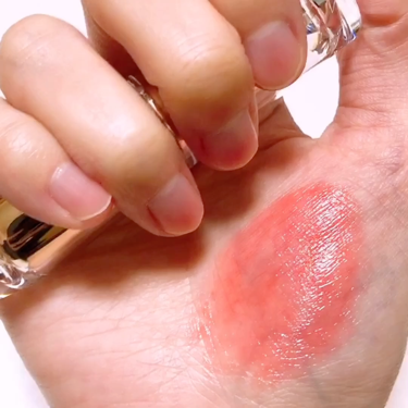 ラスティンググロスリップ/CEZANNE/口紅を使ったクチコミ(3枚目)