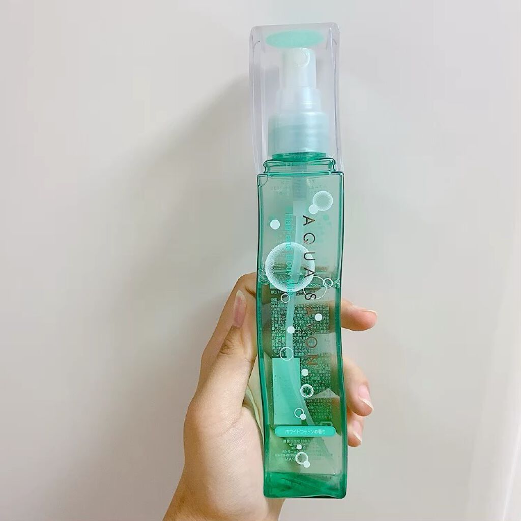 ヘアー＆ボディミスト ホワイトコットンの香り/アクアシャボン/香水(レディース)を使ったクチコミ（1枚目）