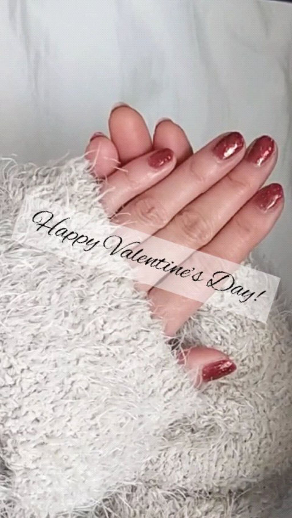 #バレンタインネイル,#キラキラネイル,#セルフネイルのネイルデザイン