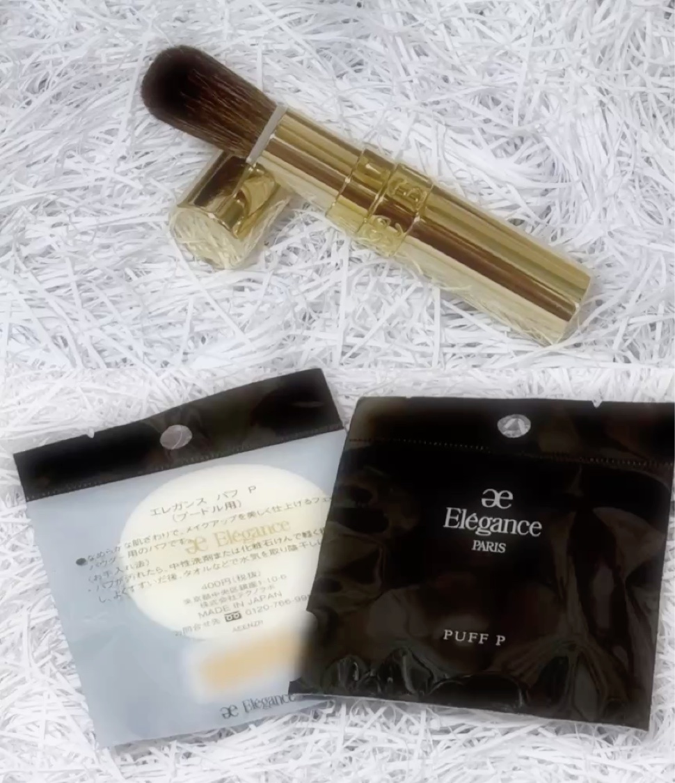 試してみた】ブラッシュ P [フェイスパウダー用] Eléganceのリアルな