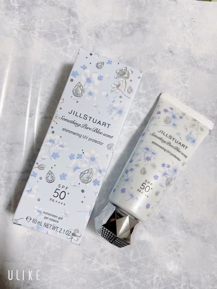 サムシングピュアブルー セント シマリング UVプロテクター/JILL STUART/日焼け止めジェルの人気ショート動画