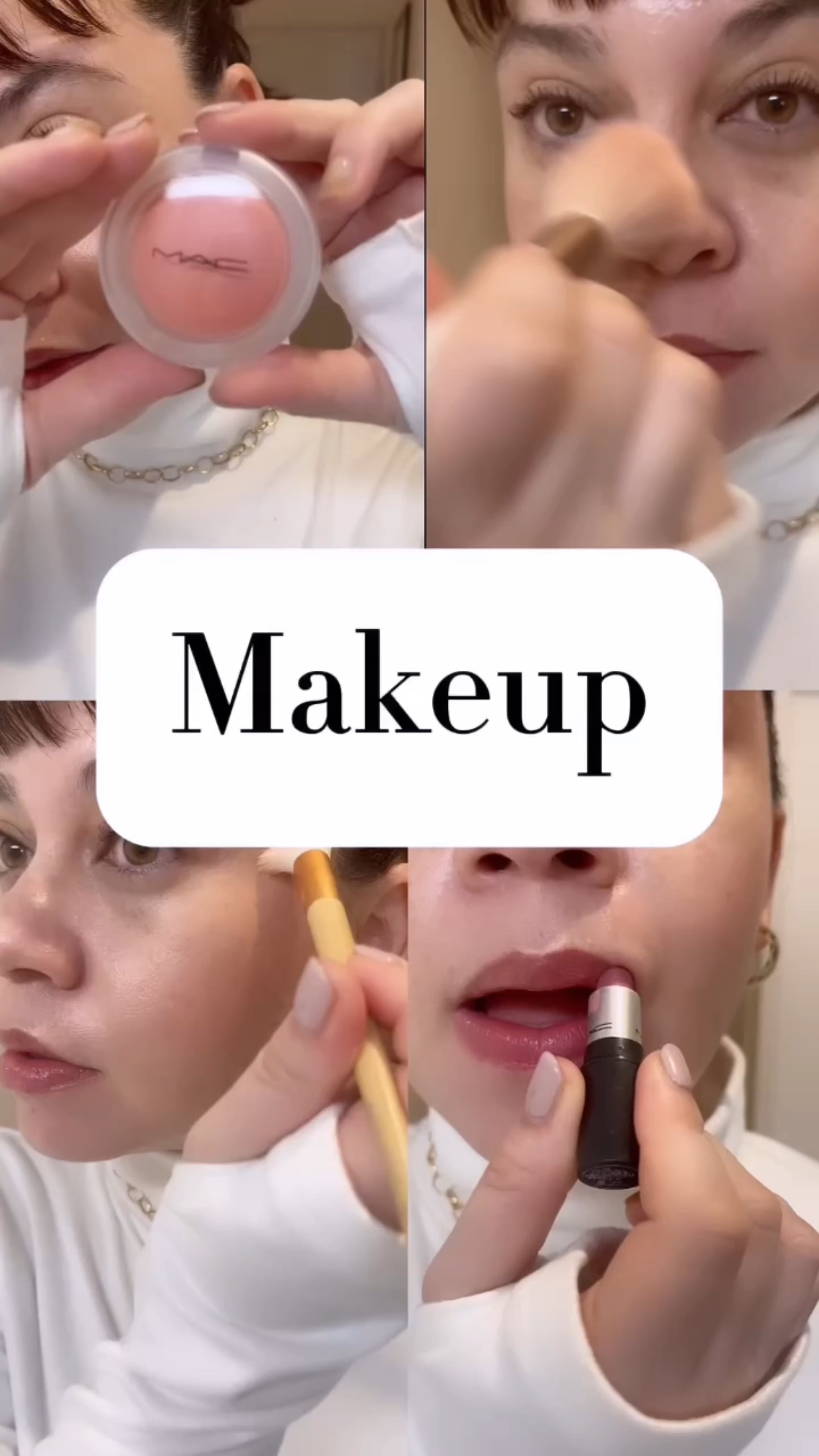 グロー プレイ ブラッシュ/M・A・C/ジェル・クリームチークの人気ショート動画