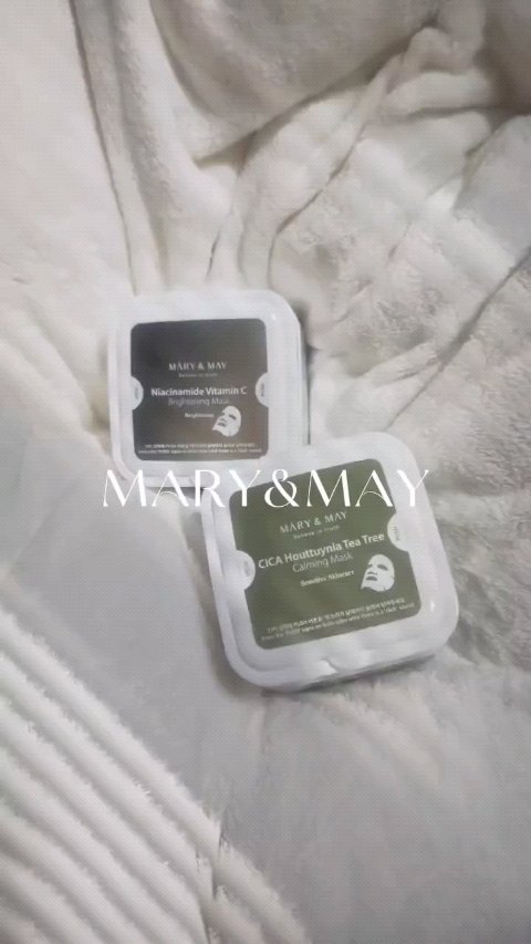 シカドクダミ＋ティーツリーカーミングマスク/MARY&MAY/シートマスク・パックの動画クチコミ4つ目