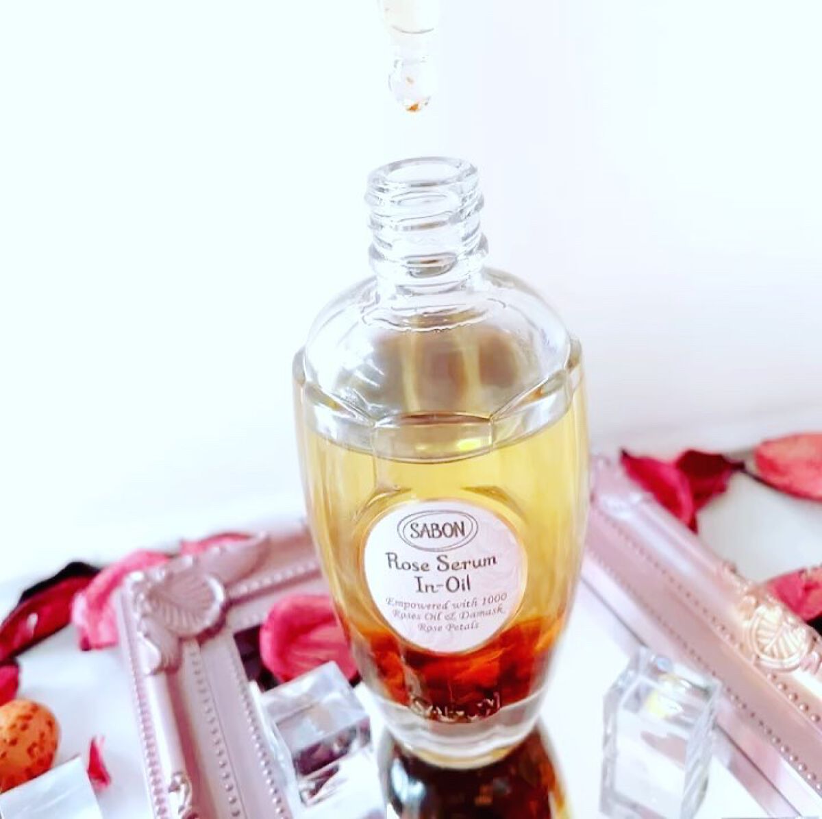 ローズセラムインオイル/SABON/フェイスオイルを使ったクチコミ（2枚目）