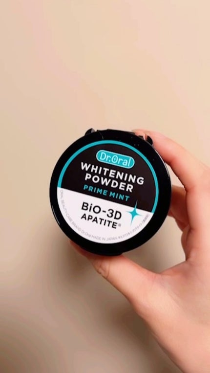 ホワイトニングパウダー ミント/Dr.Oral/歯磨き粉の人気ショート動画