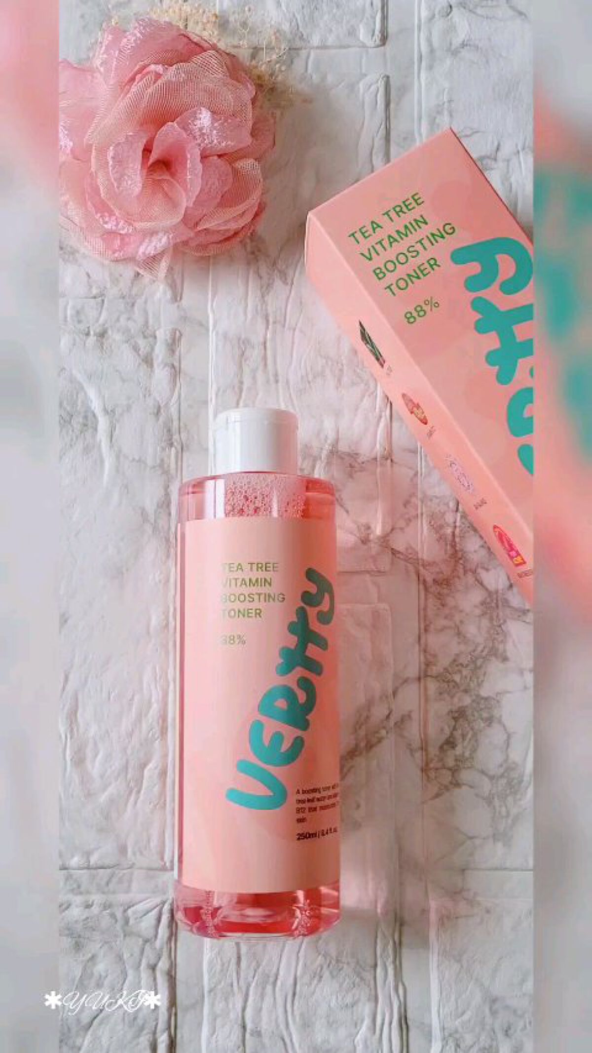 ティーツリー88%ビタミンブースティングトナー/Vertty/化粧水を使ったクチコミ（1枚目）