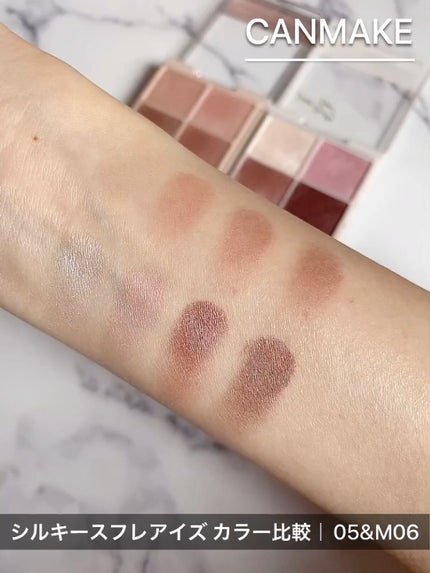 シルキースフレアイズ(マットタイプ)/キャンメイク/アイシャドウパレットの人気ショート動画
