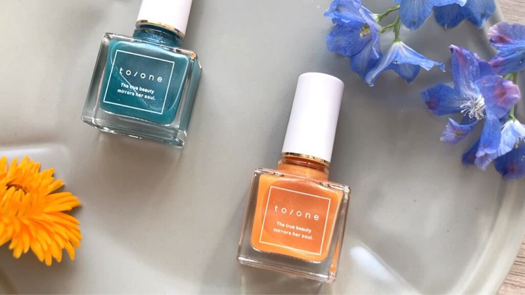 カラー トップコート/to/one/ネイルトップコートを使ったクチコミ（2枚目）