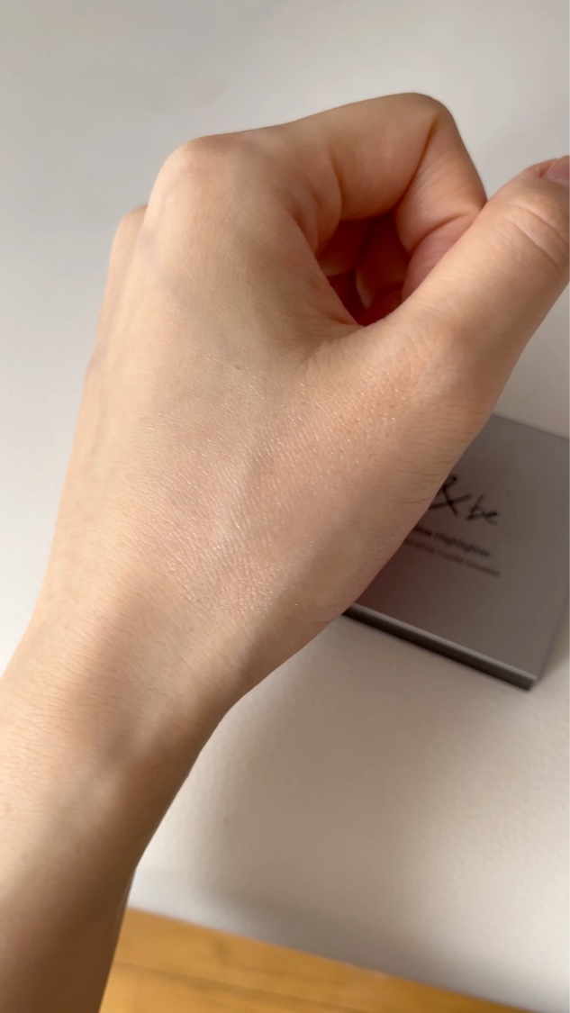 &be グロウハイライター/＆be/クリームハイライトを使ったクチコミ（2枚目）