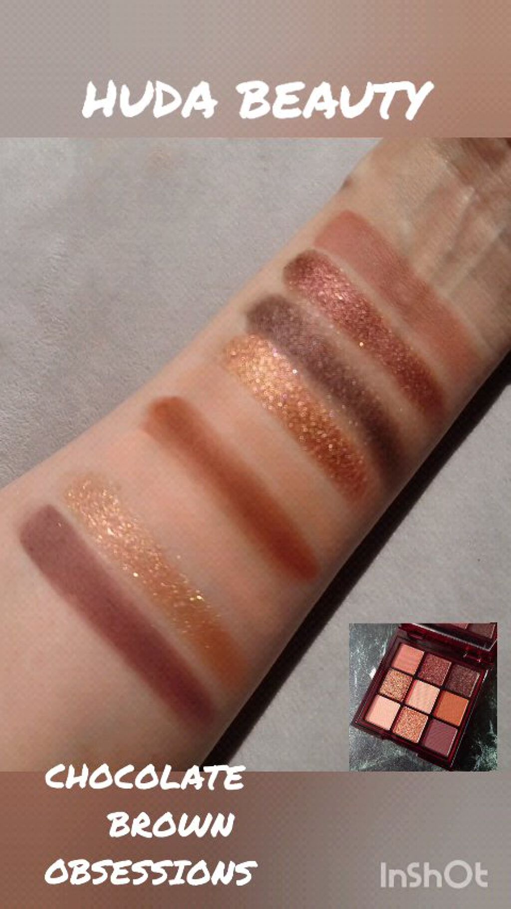 BROWN obsessions/Huda Beauty/アイシャドウパレットを使ったクチコミ（1枚目）