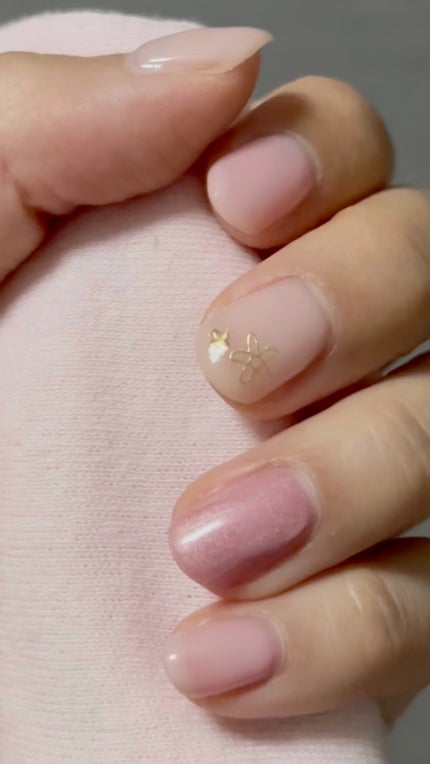 ジェルネイル(ライト対応)/セリア/ジェルネイルの人気ショート動画