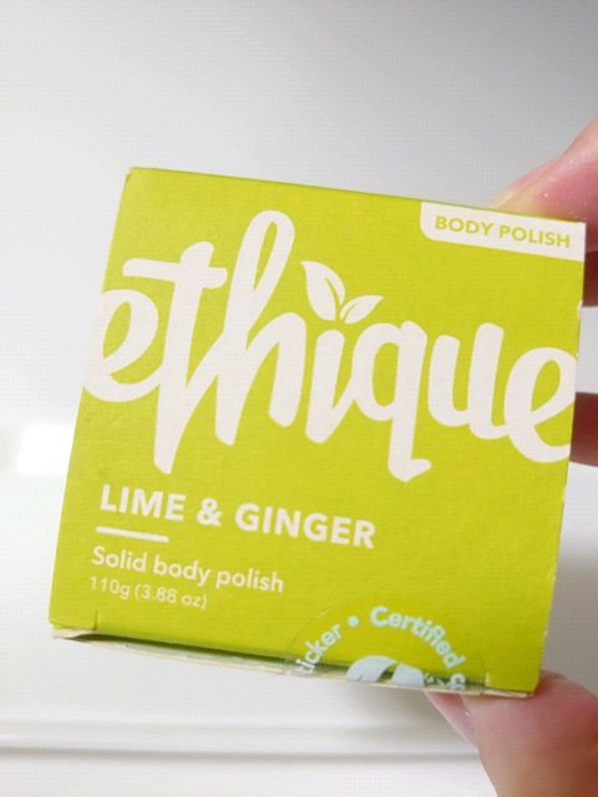 ボディ ポリッシュ ライム＆ジンジャー/Ethique/ボディ石鹸を使ったクチコミ（1枚目）