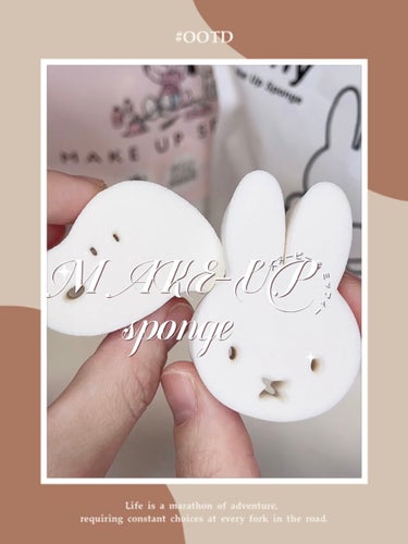 MAKE UP SPONGE  Snoopy diecut type/SHOBIDO/パフ・スポンジを使ったクチコミ（1枚目）