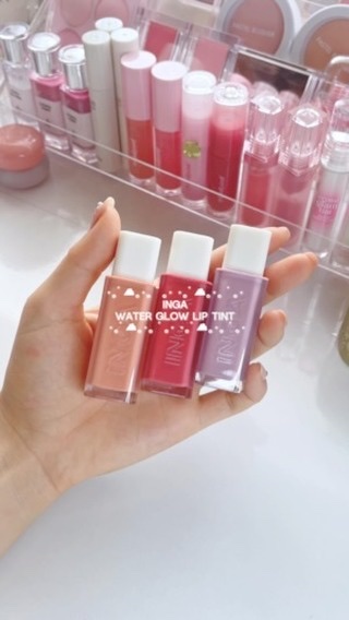 ウォーターグローリップティント/INGA/リップティントを使ったクチコミ（1枚目）