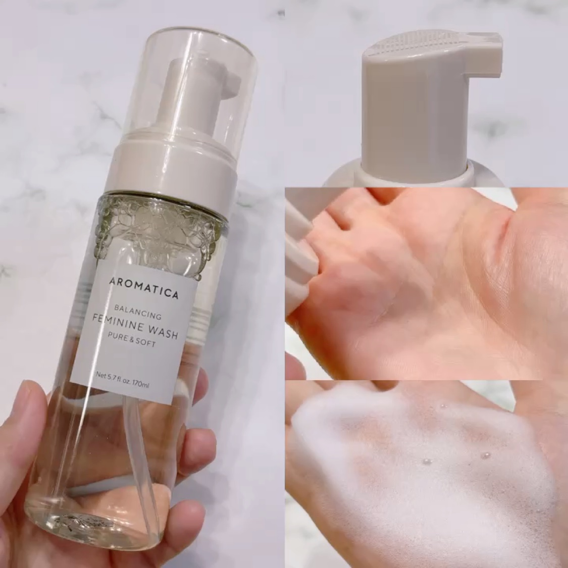 ピュア＆ソフトフェミニンウォッシュ /AROMATICA/デリケートゾーンケアを使ったクチコミ（2枚目）