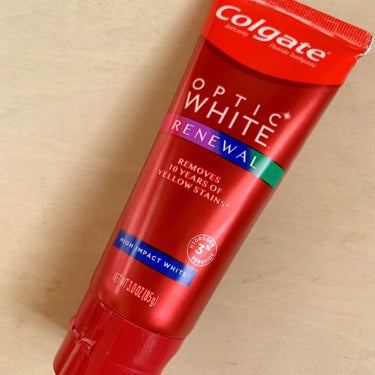 コルゲート オプティックホワイト/colgate/歯磨き粉を使ったクチコミ（1枚目）