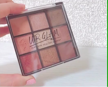 UR GLAM　BLOOMING EYE COLOR PALETTE/U R GLAM/アイシャドウパレットを使ったクチコミ（4枚目）