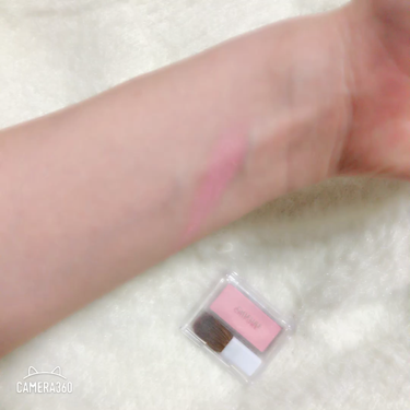 チーク カラー(ブラシ付)/ちふれ/パウダーチークを使ったクチコミ(2枚目)