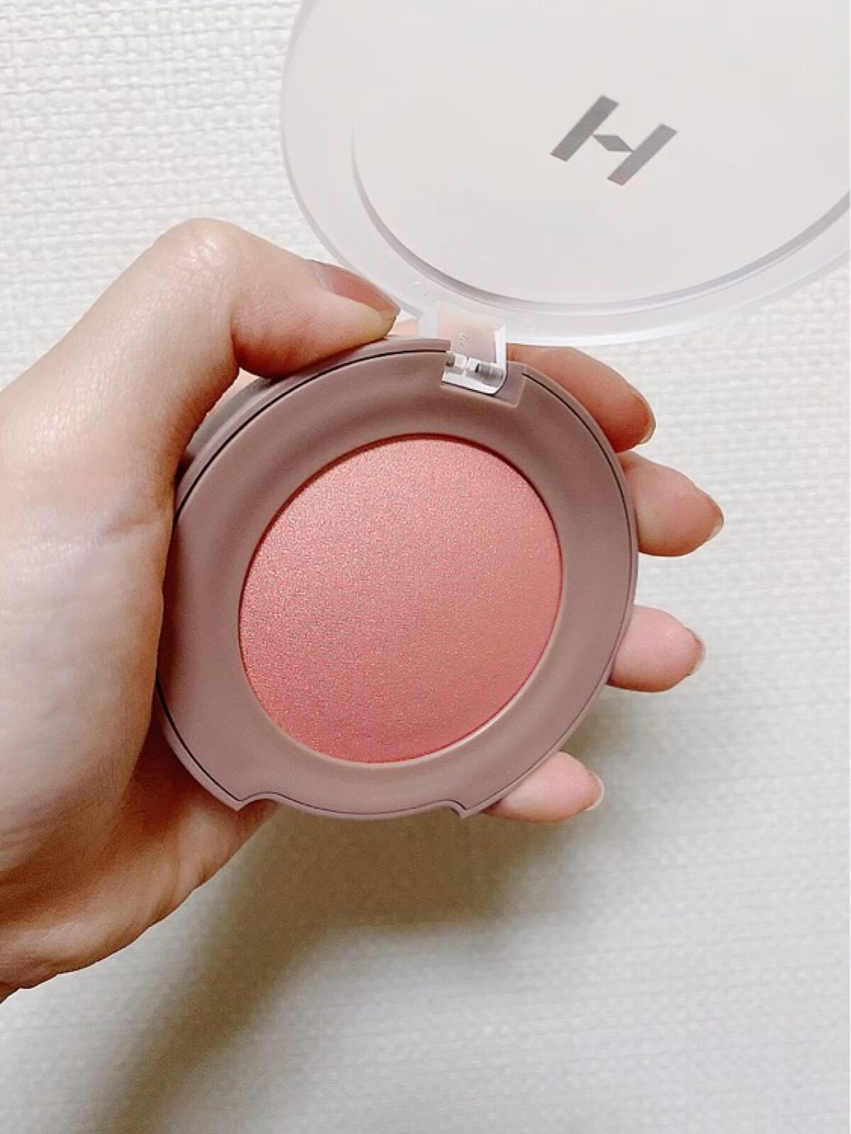 トゥルーディメンショングロウチーク/hince/パウダーチークを使ったクチコミ（2枚目）