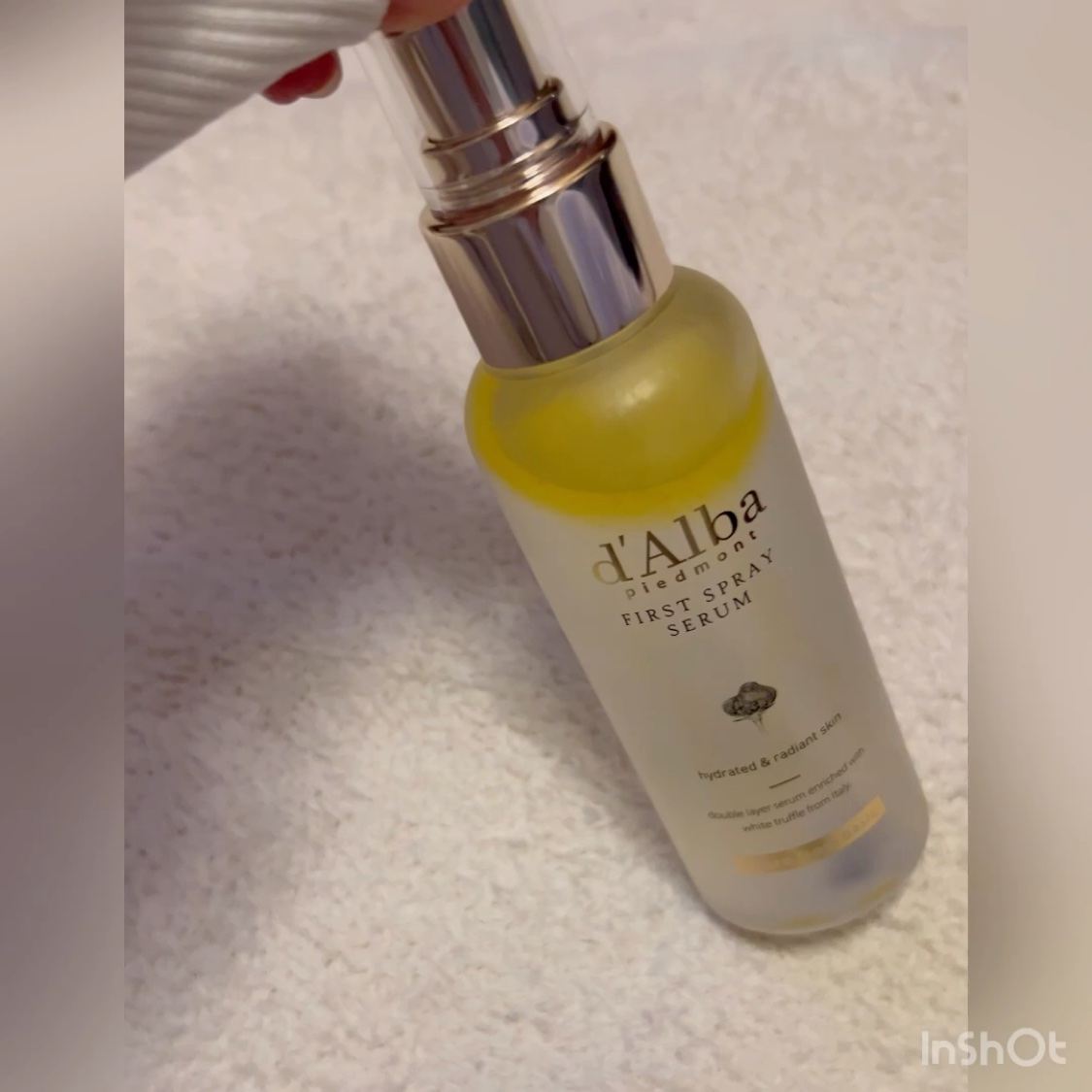 ダルバ ホワイトトリュフファーストスプレーセラム/ダルバ/ミスト状化粧水を使ったクチコミ（3枚目）
