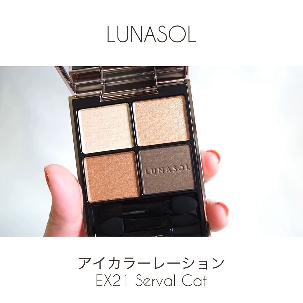 アイカラーレーション/LUNASOL/アイシャドウパレットを使ったクチコミ（1枚目）