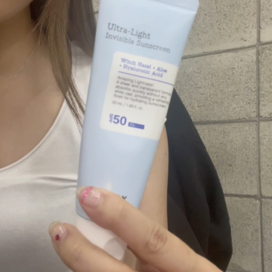 ウルトラライト透明UVクリーム/COSRX/日焼け止めクリームを使ったクチコミ（2枚目）