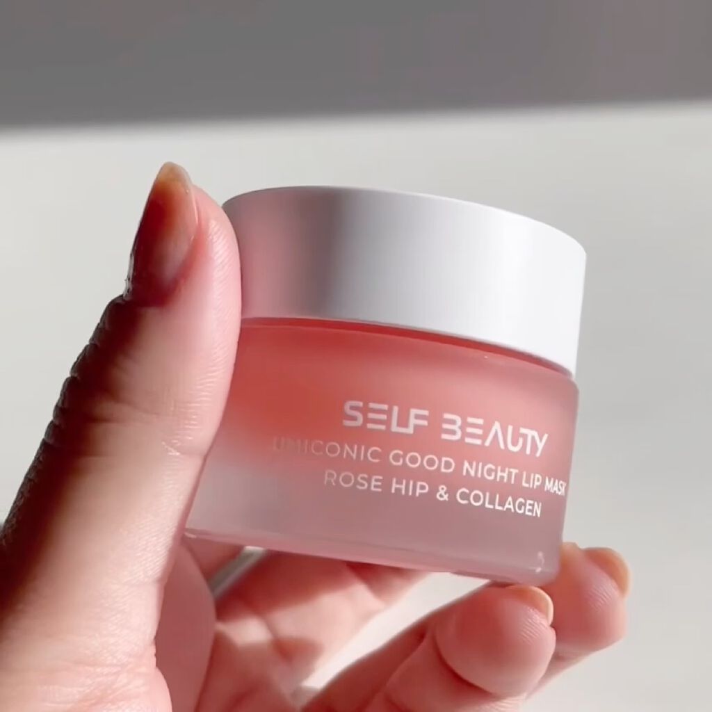 ユニコーングッドナイトリップマスク カカドゥプラム/SELF BEAUTY/リップマスクを使ったクチコミ（2枚目）