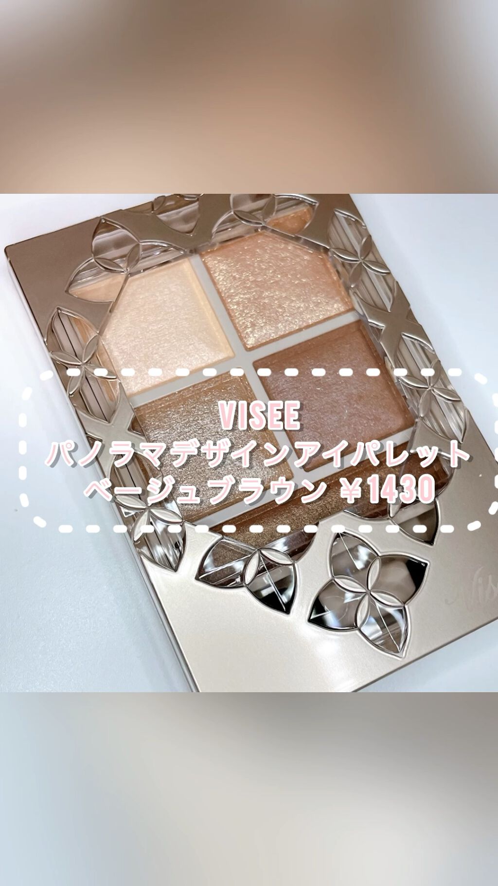 パノラマデザイン アイパレット/Visée/アイシャドウパレットを使ったクチコミ（1枚目）