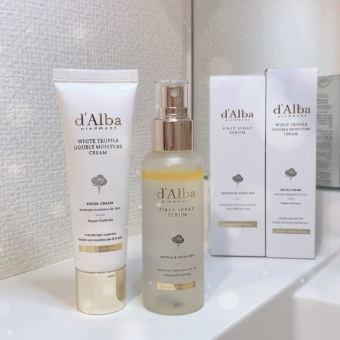 ダルバ ホワイトトリュフファーストスプレーセラム/ダルバ/ミスト状化粧水を使ったクチコミ（1枚目）