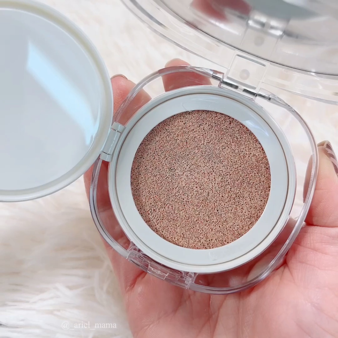 グレーズ ウォータリング クッション/athé/クッションファンデーションを使ったクチコミ（3枚目）