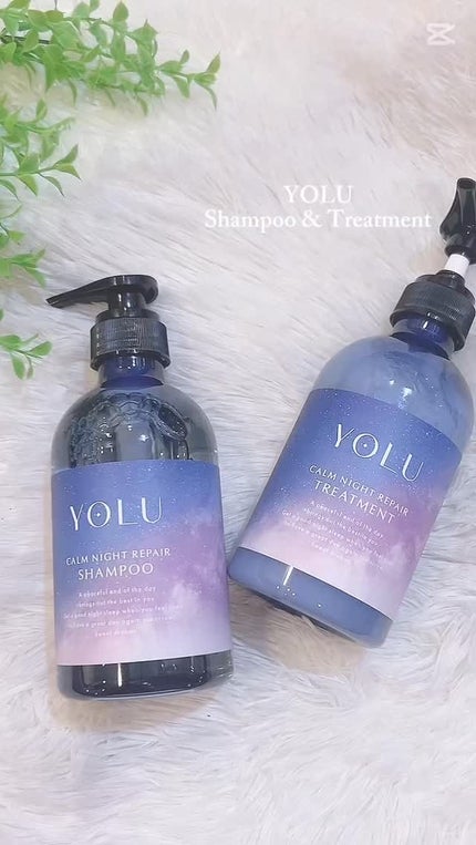 カームナイトリペアシャンプー/トリートメント/YOLU/シャンプー・コンディショナーの人気ショート動画