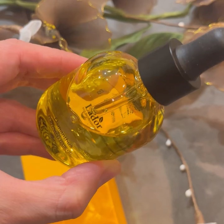 パフュームヘアオイル オスマンサス/La'dor/ヘアオイルを使ったクチコミ（2枚目）