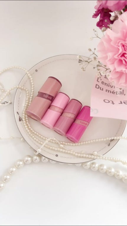 ロウグロウジェルティント/hince/リップティントを使ったクチコミ(1枚目)