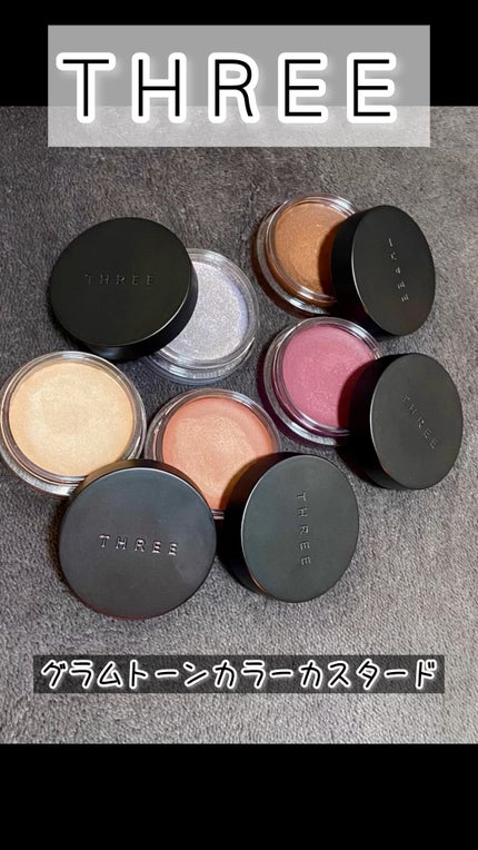 THREE グラムトーンカラーカスタード/THREE/ジェル・クリームチークの人気ショート動画