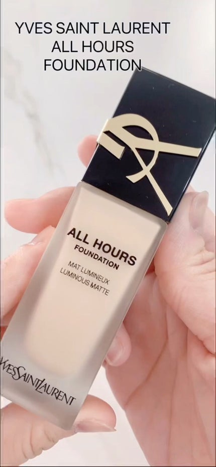 オールアワーズ リキッド/YVES SAINT LAURENT BEAUTE/リキッドファンデーションを使ったクチコミ(1枚目)