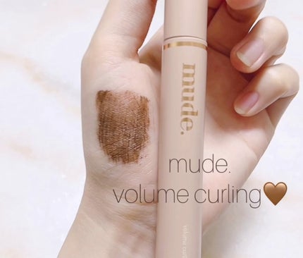 MD インスパイア ボリューム カーリング マスカラ/mude/マスカラの人気ショート動画