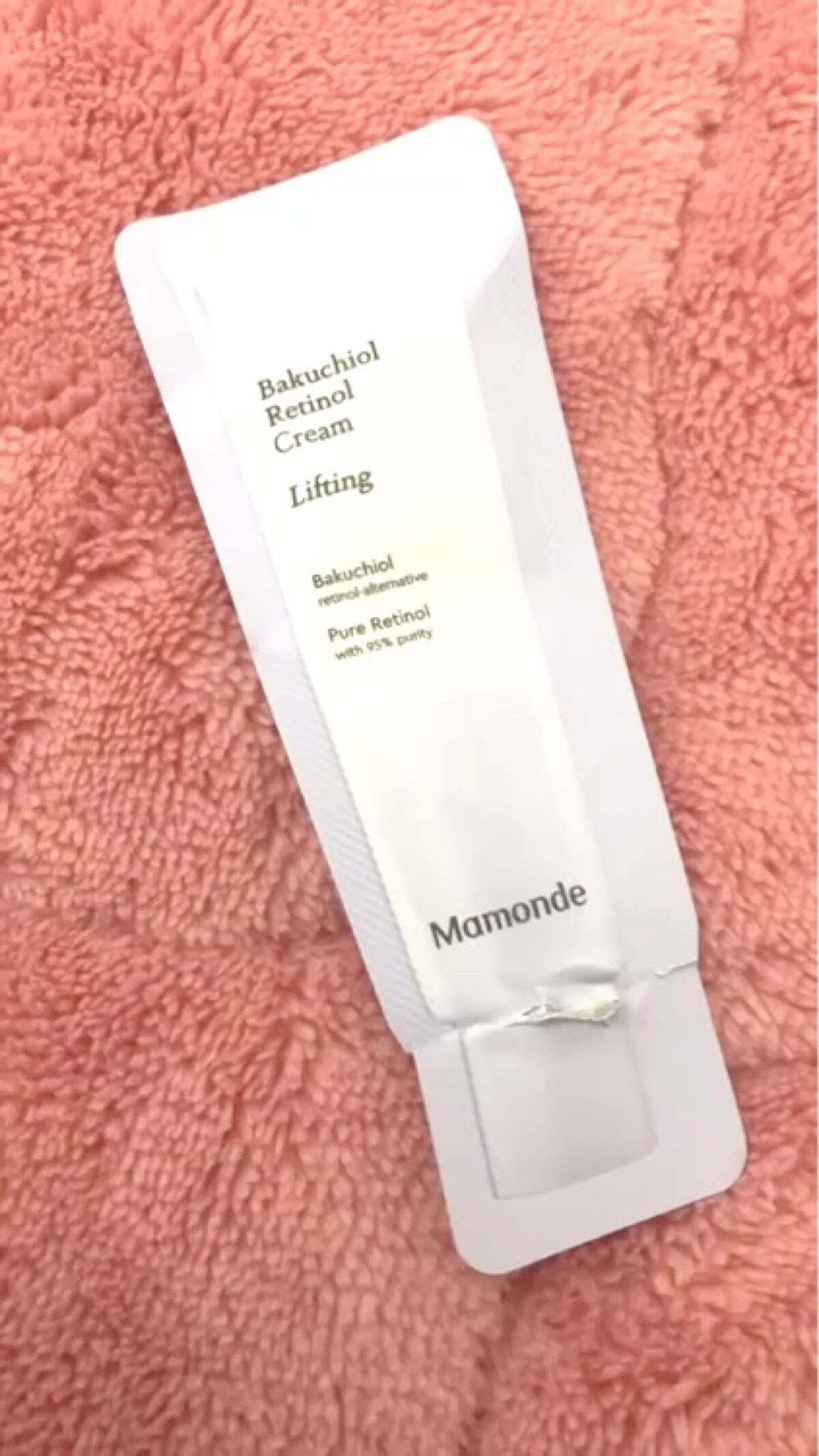 バクチオールレチノールクリーム/Mamonde/フェイスクリームを使ったクチコミ（2枚目）