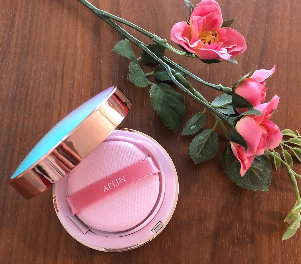 ピンクティーツリーカバークッション/APLIN/クッションファンデーションを使ったクチコミ（1枚目）