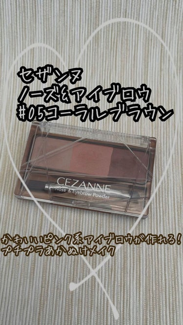 ノーズ＆アイブロウパウダー/CEZANNE/パウダーアイブロウを使ったクチコミ（1枚目）