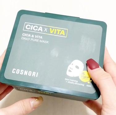CICA＆VITAデイリーマスクパック/COSNORI/シートマスク・パックを使ったクチコミ（6枚目）