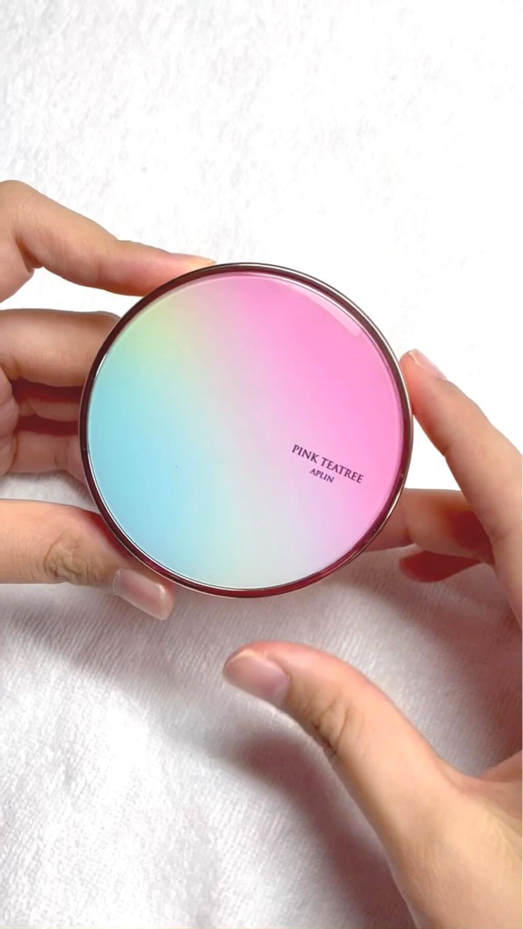 ピンクティーツリーカバークッション/APLIN/クッションファンデーションを使ったクチコミ（1枚目）