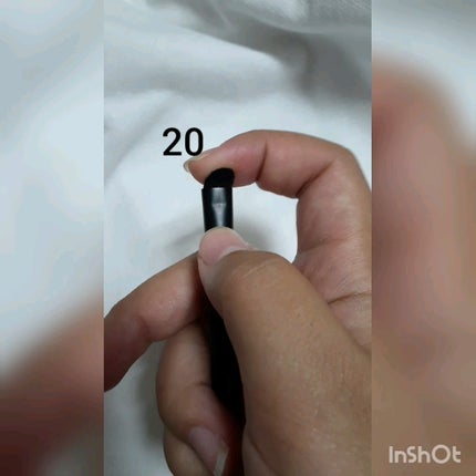 UR GLAM DUO EYESHADOW BRUSH A(デュオアイシャドウブラシA)/U R GLAM/メイクブラシを使ったクチコミ(2枚目)