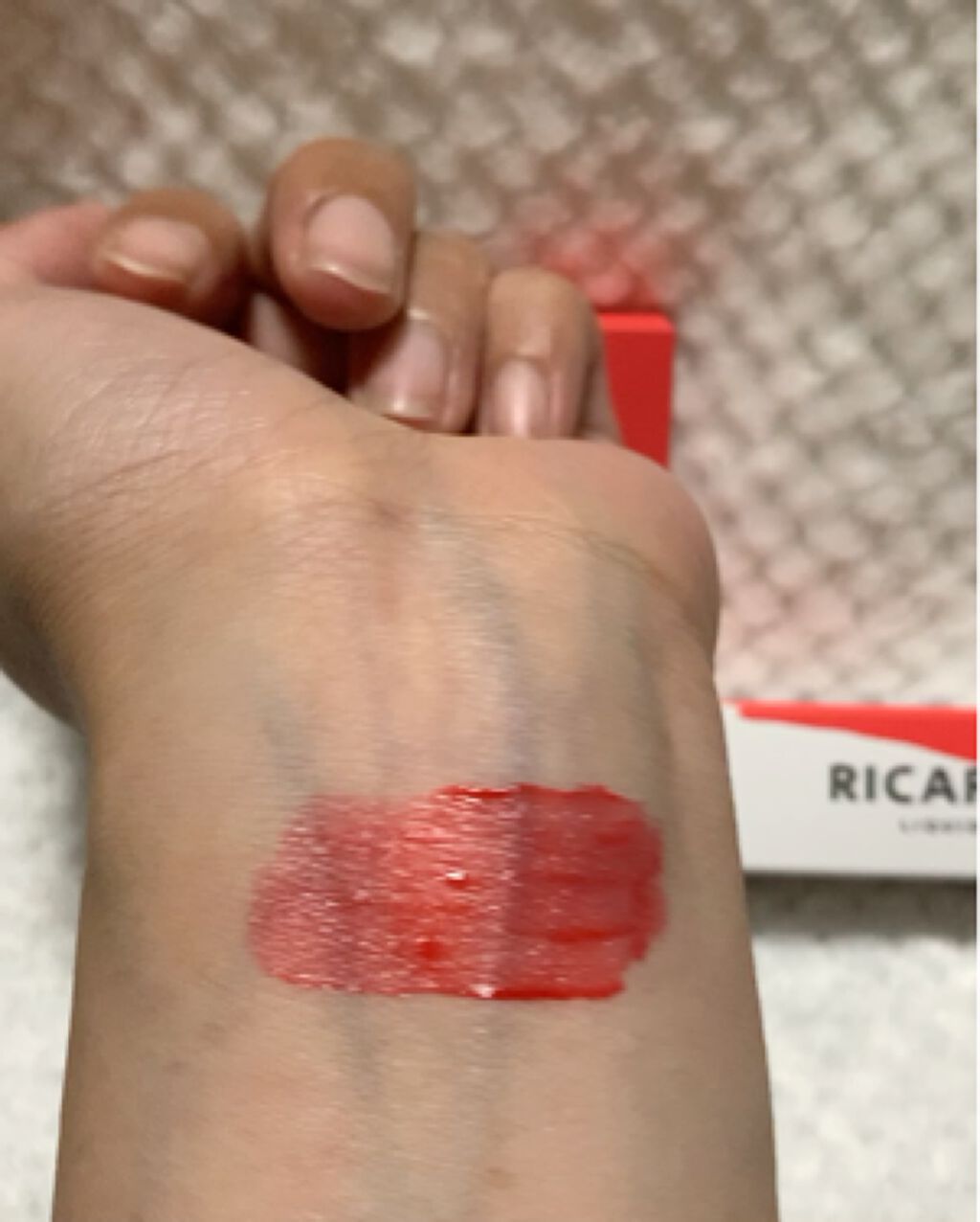 ジューシーリブティント/RICAFROSH/リップティントの動画クチコミ3つ目