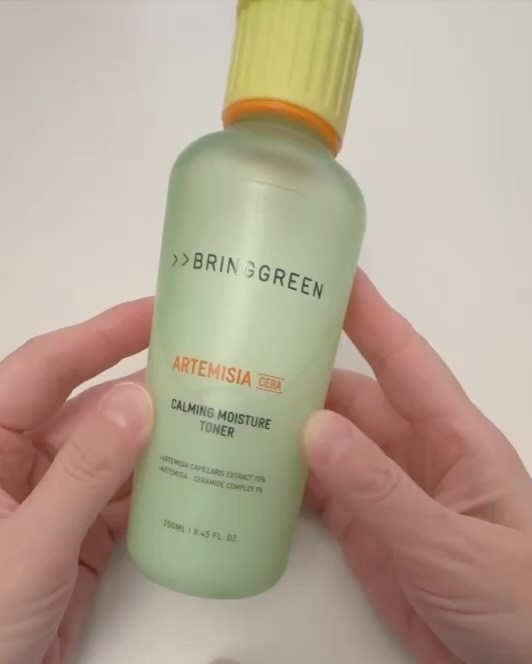 ヨモギセラカーミングモイスチャートナー/BRING GREEN/化粧水の動画クチコミ1つ目